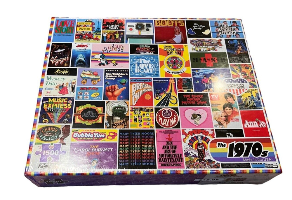 Re-Marks Puzzle "The 1970s" 1500 pieces ***NEW & Sealed!